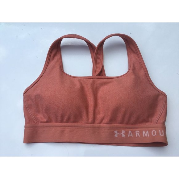 Under Armour Rust Compression Padded Sports Bra Small - Picture 2 of 8